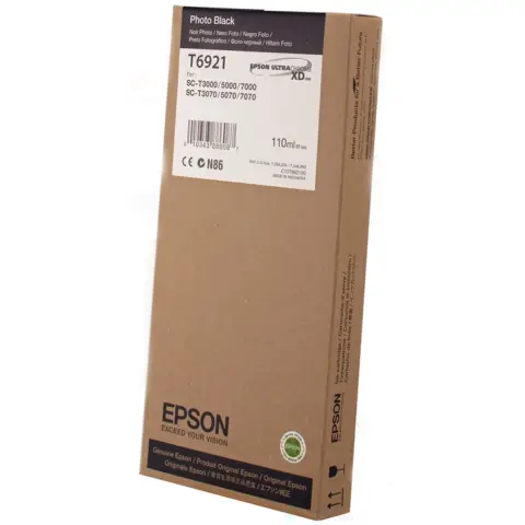 Tusz Epson T6921 do SureColor SC-T3000/5000/7000 | 110ml | Photo Black